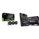 MSI GeForce RTX 4060 Ti Ventus 3X 8G OC & MPG B550 Gaming Plus Carte Mère ATX - pour Processeurs AMD Ryzen 3ème Gén., AM4, DDR4 Boost (4400MHz/OC)