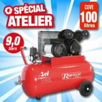 compresseur 3hp 100l