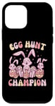 Coque pour iPhone 12 mini Egg Hunt Champion – Joli motif œuf de Pâques pour garçons et filles