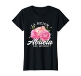 Le Mejor Abuela Del Mundo Grammy Love Grandparents Day T-Shirt