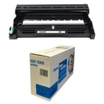 Drum fits Brother DCP-7055W Printer DR2200 Black Laser Unit Compatible