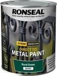 RONSEAL Direct To Metal Paint Rural Green Gloss 750ml