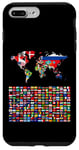 iPhone 7 Plus/8 Plus 238 Flags,World Flags,World map with flags. Case