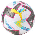 PUMA Orbita Laliga 1 (FIFA Quality Pro) WP Ballons de Match Mixte, Blanc/Betterave Violet/Bleu Atoll, 5