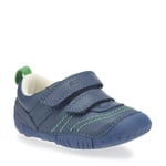 Start-Rite Baby Boy Leo Leather Pre-Walker Shoes - Navy Blue - Size S2 Wide fit