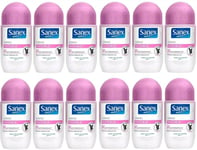 Sanex Dermo Invisible Roll On Antiperspirant 50ml  x 12