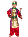 Childs King Childs Fancy Dress 3 Kings Nativity Christmas Dressing Up Outfit