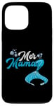 Coque pour iPhone 13 Pro Max Mer Mama Fête des Mères Sirènes Mère