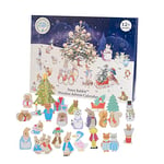 Peter Rabbit Advent Calendar 2023 Kids - Wooden Toy Childrens Advent Calendars for 1 Year Old Baby, Toddler Boys, Girls with Peter Rabbit Christmas Countdown Traditional Figures by Orange Tree Toys