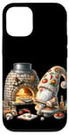 Coque pour iPhone 12/12 Pro Pizza Baker Dad Gnome With Hot Stone Pizza Oven Italy Travel