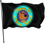 "N/A" LLMMM Garden Drapeau Patriy Outdoor Drapeau Scrappy Doo Puppy Power Drapeau 100 % polyester durable 3 x 5 m