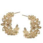 Lily and Rose Laurel hoops earrings - Gold Guld