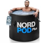 Lifepro NordPod Plus Recovery Ice Tub - Portable XL Ice Bath Tub for Athletes - Cold Plunge Tub for Outdoor, Easy Setup Cold Bath with All-Weather Lid and Air Pump, Ice Baths for at Home