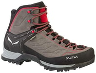 Salewa MS Mountain Trainer Mid Gore-TEX Chaussures de Randonnée Hautes, Charcoal/Papavero, 43 EU