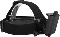 Fixation Frontale Head Strap Sangle De Harnais De Tête Bandeau De Caméra D'action, Pour Téléphones Intelligents De 5-9,5 Cm, Pour De Caméra De Sport