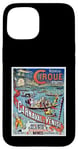 Coque pour iPhone 15 Affiche vintage Carnaval Paris Maillot Bordeaux