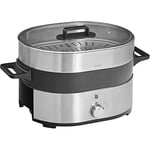 WMF 0415540011 Hot Pot & Steamer, Noir, Cromargan