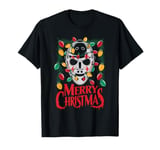 Merry Christmas Horror Fan Slasher 80s-Themed T-Shirt