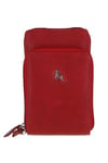 'Aphrodite' Real Leather Crossbody Smart Phone Bag