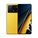 POCO X6 Pro 5G Yellow - Smartphone 12+512GB, MediaTek Dimensity 8300, 64MP triple camera, 6.67" 120Hz POLED display, 5000mAh, 67W turbo charging (UK Version + 2 Years Warranty)