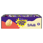 Cadbury White Chocolate Creme Egg (Pack of 48 eggs). Easter, Egg Hunt, Thank you Gift, Present, White Chocolate Filled Eggs OFFICIAL