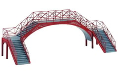 Hornby R8641 OO Gauge Platform Footbridge - Model Railway Accessories, Miniature Diorama Scenery for Hornby Train Sets - Lifelike Train Platform Footbridge Model - Scale 1:76