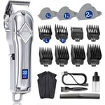 Tondeuse Électrique Limural Professionnel Homme Rechargeable Kit Acier Inox