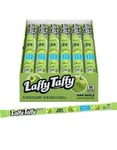 24 stk Wonka Laffy Taffy Sour Apple - Karamellstang med Sur Eplesmak - Hel Eske 551 gram (USA Import)