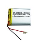 Batterie de remplacement,Convient pour batterie Sony NWZ-E344 NWZ-E345 MP3 US274237