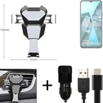 Car holder air vent mount for Vivo Y18i cell phone mount