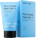 LUSH AIR FIRM HOLD HAIR STYLING GEL STRONG HOLD SOFT TOUCH 150ml BOXED EXP 11/24