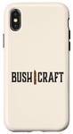 Coque pour iPhone X/XS Bushcraft Couteau de survie extérieur Nature Camping