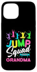 iPhone 15 Jump Squad Grandma Trampoline Bounce Birthday Trampolining Case