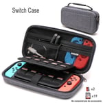 Étui pour Nintendo Switch Housse de Transport Rigide Nintendo Switch Gris Sac à main Boite rangement