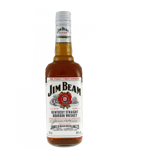 Jim Beam White Bourbon Whiskey 70cl 40% ABV NEW