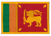 Patch insigne patche écusson Sri Lanka 85 x 55 mm brodé thermocollant