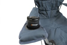 Vango Malibu Chair - Charcoal Folding Camping Chair - Granite Grey X2 (PAIR)