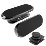 TT&C 【2 Pack Magnetic Car Phone Mount, Universal Dashboard Holder, Cell Phone Grip Car Kits, 360° Adjustable Super Strong Magnet For Samsung, iPhone, GPS, LG, Mini Table and Most Smartphones