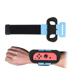 Lot de 2 bracelets Just Switch 2020 pour manette Nintendo Switch Joy Con, bracelet élastique réglable Achort avec manette de jeu pour Joycon Great Fun pour enfants et adultes