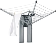 Retractable Washing Line with Protective Fabric Cover (24M)  Clothes Air Dryer