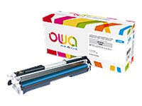 Owa - Cyan - Kompatibel - Gjenfabrikert - Tonerpatron (Alternativ For: Hp 130A, Hp Cf351a) - For Hp Color Laserjet Pro Mfp M176n, Mfp M177fw