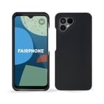 Coque cuir Fairphone 4 - Coque arrière - Noir - Cuir saffiano - Neuf