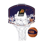 Wilson Mini Panier de Basket, Hoop NBA TEAM MINI HOOP, PHOENIX SUNS, plastique