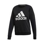 adidas Women W MH Bos Crew Sweatshirt - Black, X-Large