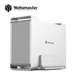 Yottamaster 2 Bay RAID Hard Drive Enclosure Type B For 3.5" Inch SATA HDD SSDs