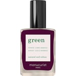 manucurist Paris Naglar Nail Polish Grön Aubergine 15 ml (11.200,00 kr / 1 l)