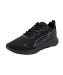 PUMA Unisex All-Day Active Sneaker, Black-Dark Shadow, 8.5 UK