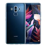 NEW'C Coque pour Huawei Mate 10 Pro, Coque de Protection avec Absorption de Choc Ultra Transparente Silicone en Gel TPU Souple