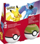 MEGA Pokemon Pokeball 2-pack Pikachu & Zubat