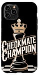 Coque pour iPhone 11 Pro Champion Échec Et Mat Passionnés de Jeu